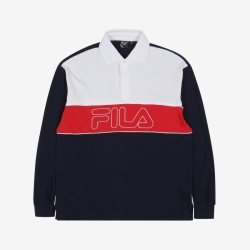 Fila White Line Rugby - Miesten T Paita - Laivastonsininen | FI-52272